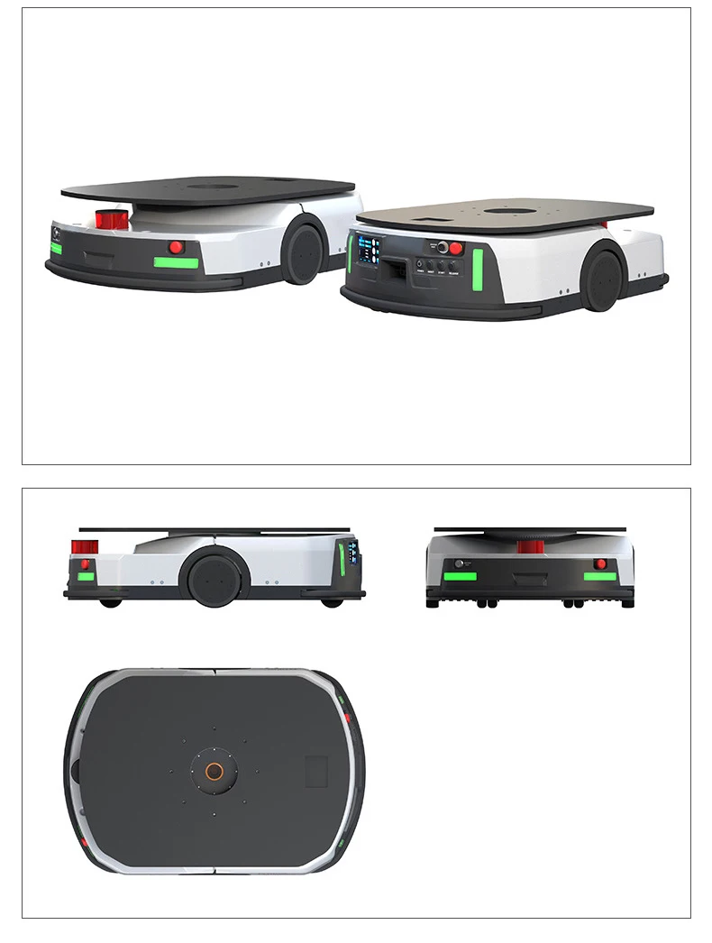 Pallet Piggyback agv Robot - Automated Guided Vehicle to Transport with Max 200kg Load for Material Handling