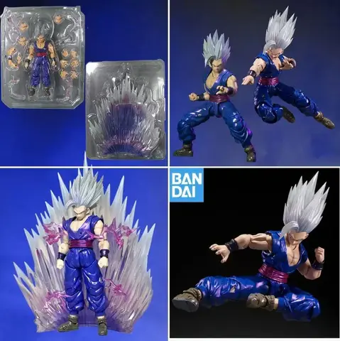 In Stock BANDAI 2025 CJ SDCC S.H.Figuarts Exclusive Edition Son Gohan BEAST Action Figure Model Original Collector Figurine Toy