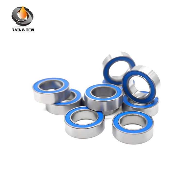 MR106RS Bearing ABEC-7 (10PCS)  Miniature MR106-2RS Ball Bearings Blue Sealed MR106 2RS Bearing