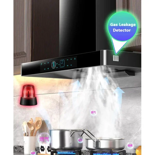 業務用価格 家庭用電気レンジフード 壁掛け式 強化ガラス アルミフィルター付き