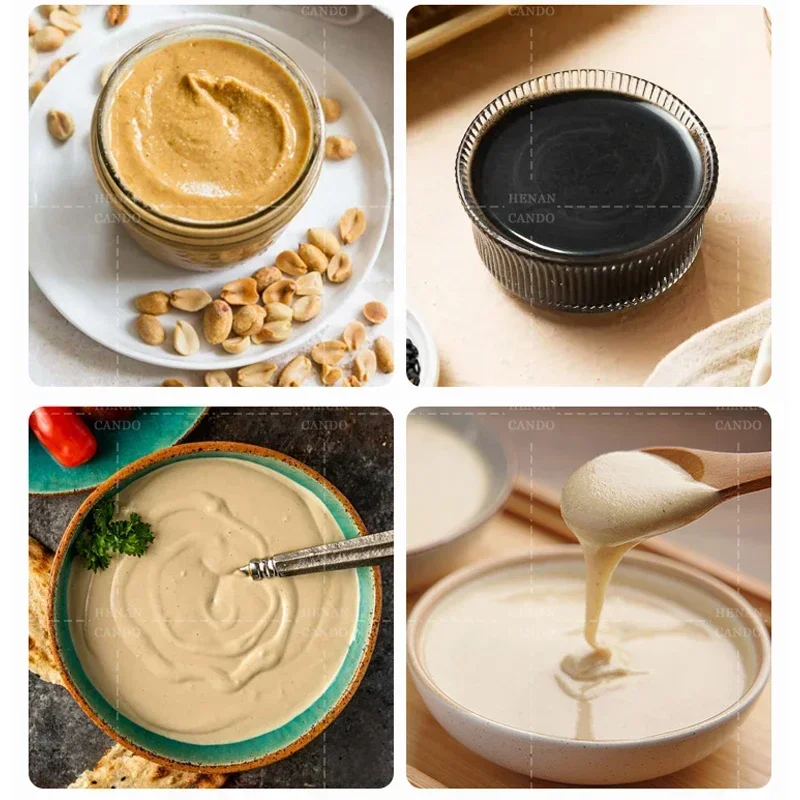 آلة صنع معجون اللوز والفول السوداني التجارية آلة السمسم الطحينة سعر آلة زبدة الفول السوداني #2