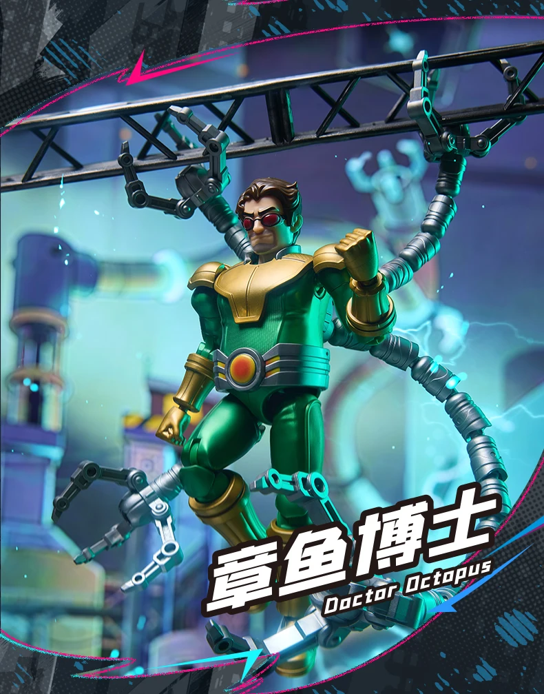 Brandneue Day BLOKEES Original GALAXY 5 6 Spider-Man Doctor Octopus Green Goblin Mysterio Venom Marvel Legend Actionfiguren – Detail 32