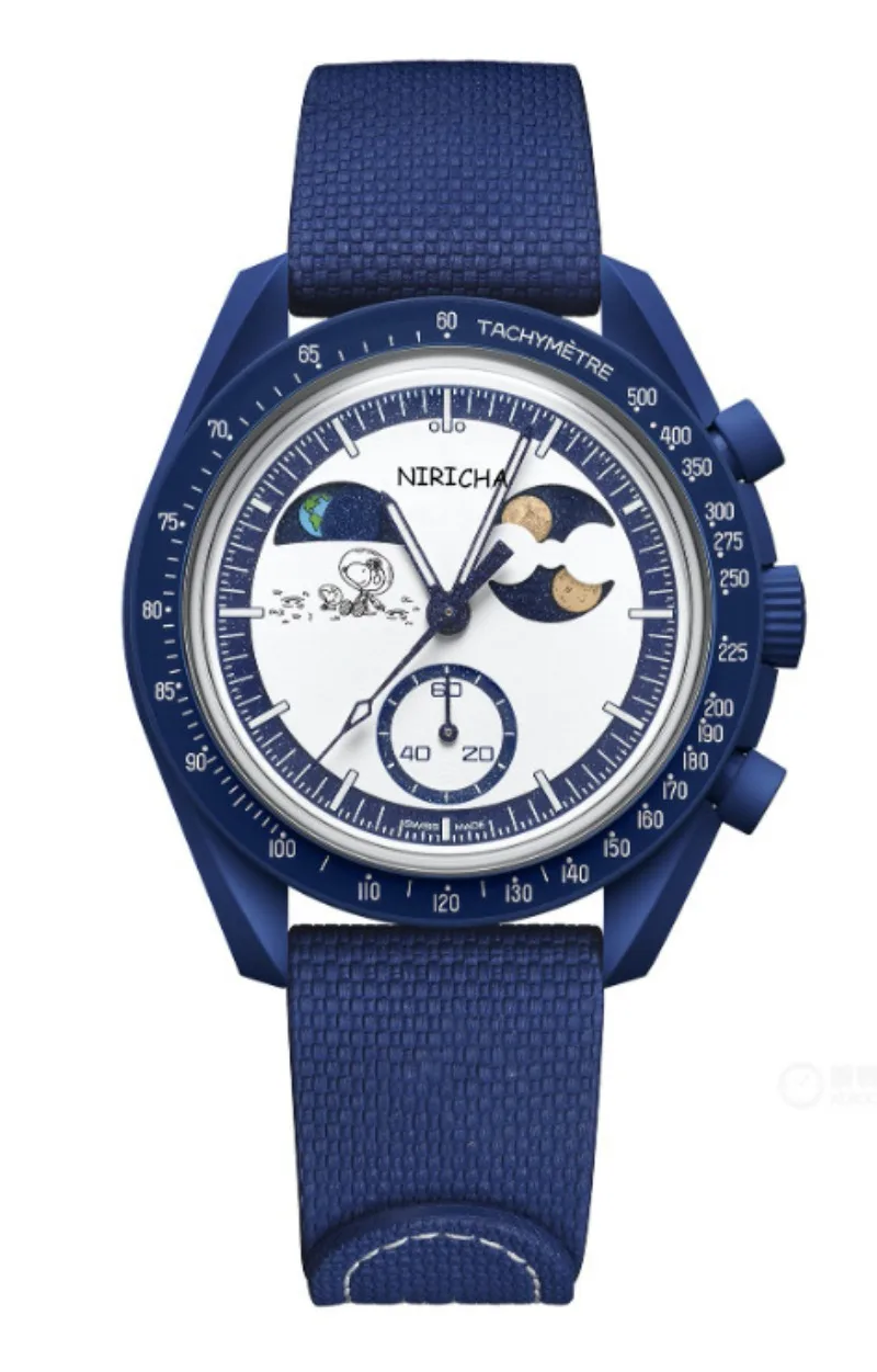  2025 ساعة كوارتز رجالية متعددة الوظائف سوار فولاذي غير قابل للصدأ كريستال الياقوت مقاوم للماء التقويم مضيئة الأعمال عادية #6