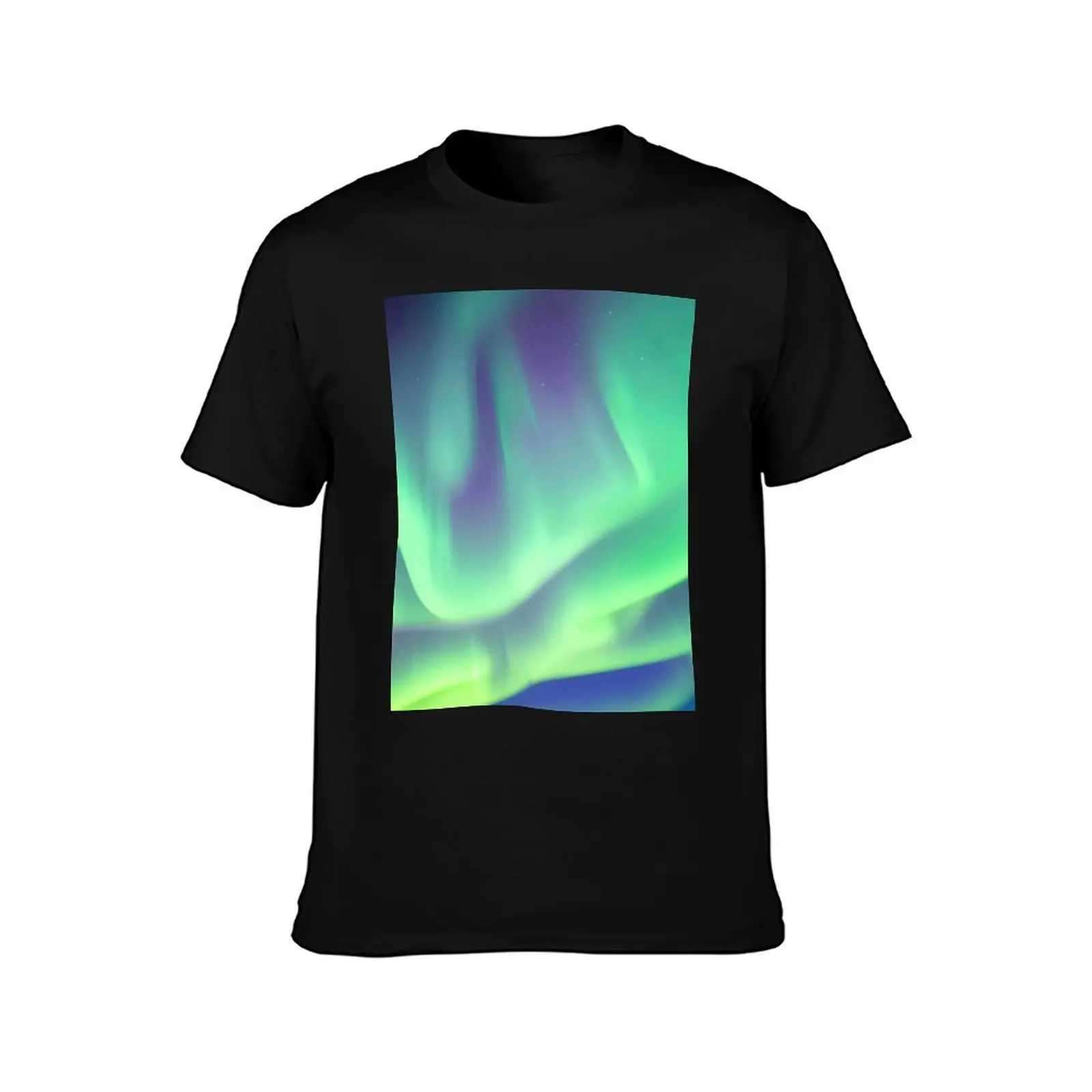 Splendid Aurora Borealis T-Shirt Big and Tall Casual T-Shirt