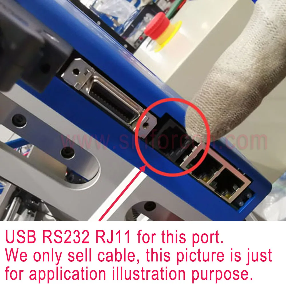 CH340 USB إلى RJ12 لمحرك Copley J4 J5 J6 SER-CK زينوس CME V8.0 كابل برنامج وحدة التحكم