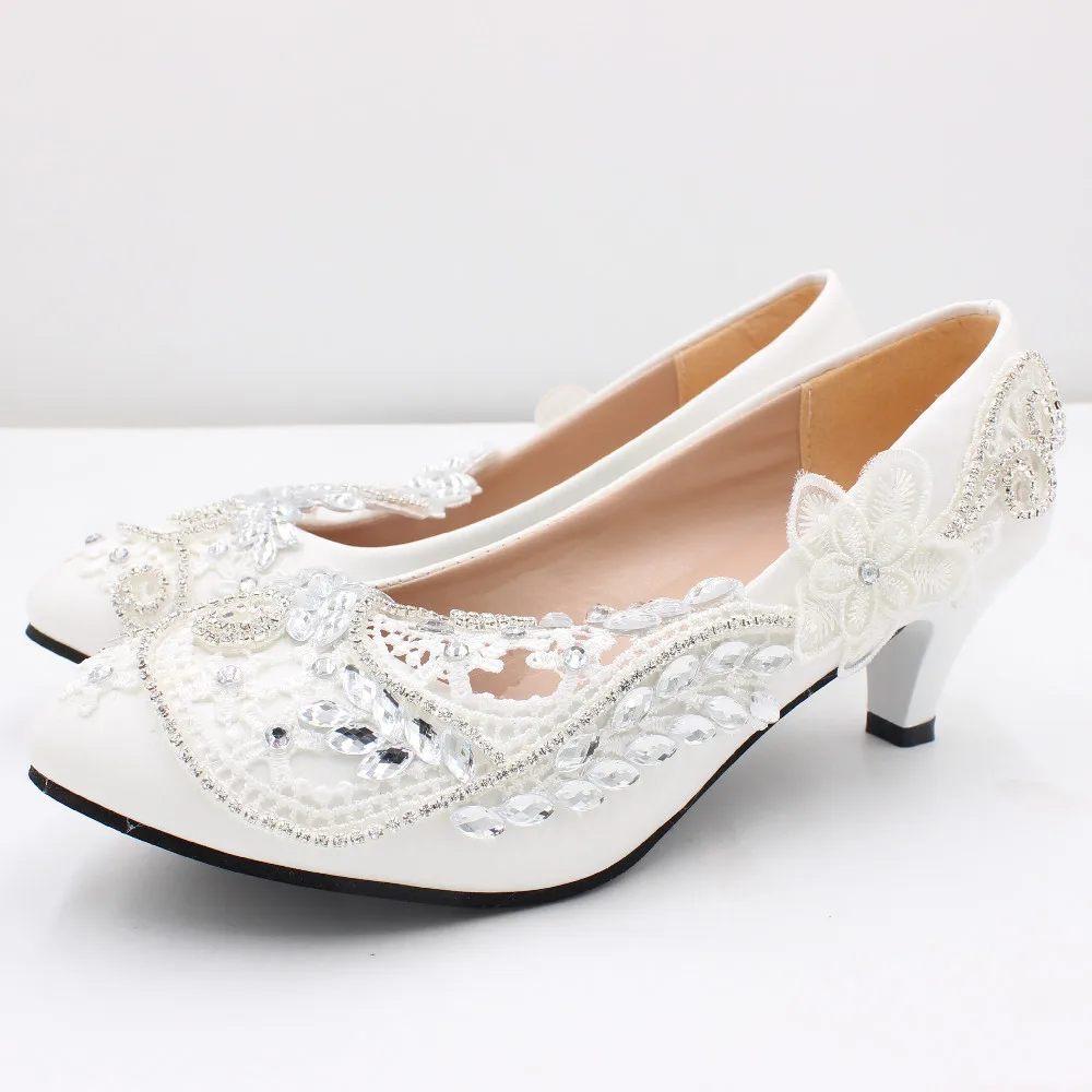 Spring new sequins wedding dress women's shoes white high heels large size bridal shoes 2022 new BH2202