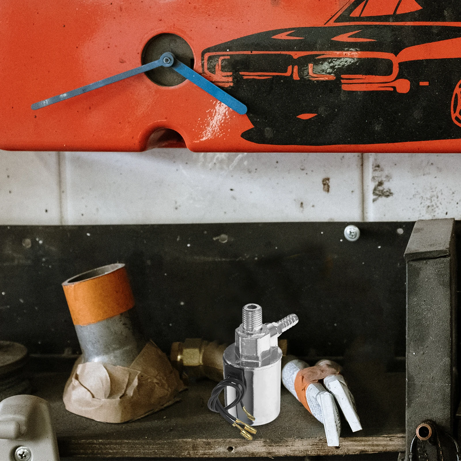 

12V 24V Air Solenoid Valve Heavy Duty For Air Horn System Train Truck 1/4 Inch Barb Fit 1/4 Id Hose Durable Solenoid