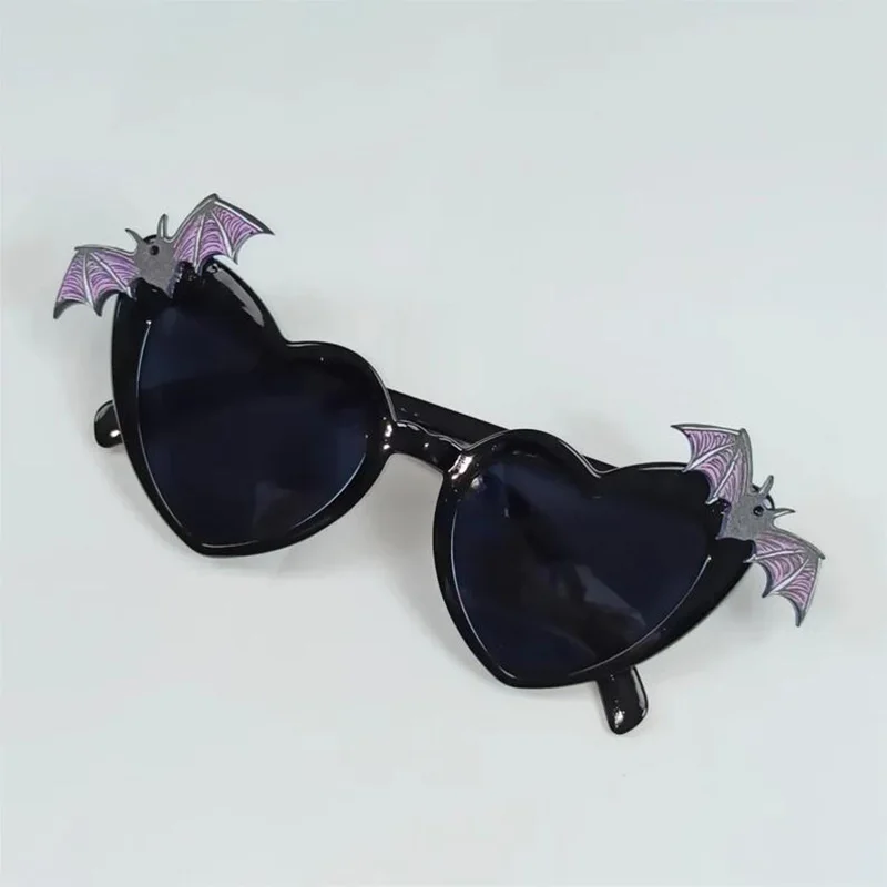 Bat Sunglasses Spooky Gothic Halloween decoration cosplay Costume Accessories happy Halloween eve party fall Goth birthday Gift