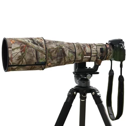 ROLANPRO Waterproof Lens Camo Coat for Nikkor Nikon AF-S 600mm F/4E FL ED VR Lens Cover Protective Sleeve Nikon 600f4e Case