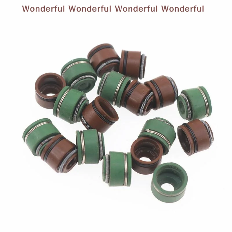 Specialty 10Pcs Valve Oil Seals for CG125 CG150 YP250 GS 150cc 125cc 200cc JH70 GY6 Engine Rejuvenation Solution
