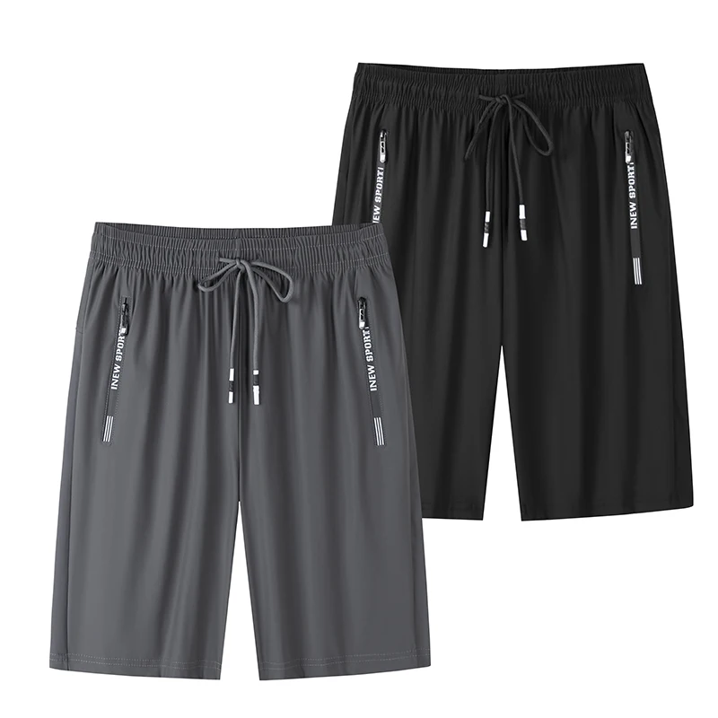 Pantalones cortos deportivos de verano para hombre, bermudas, pantalones cortos de Fitness para correr, pantalones cortos finos transpirables de