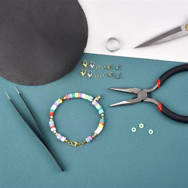 100pcs/Lot Lobster Clasp Sets Jump Rings Connectors Crimp End Kit For Bracelet Necklace DIY Jewelry Making Findings Wholesale