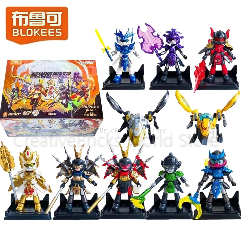 BLOKEES Hero Infinite Starlight Edition Series 6 Sun Wukong Great Sage Building Blocks Action Figure Collectible Model Toy Gift
