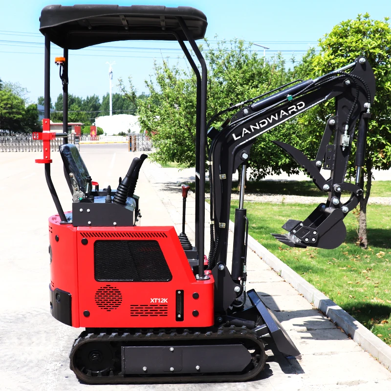 Wholesale Customized 1.2 ton Mini Excavator Price Small digger 1200 kg 1.6Ton Hydraulic Crawler Mini Excavator 1 ton For Sale