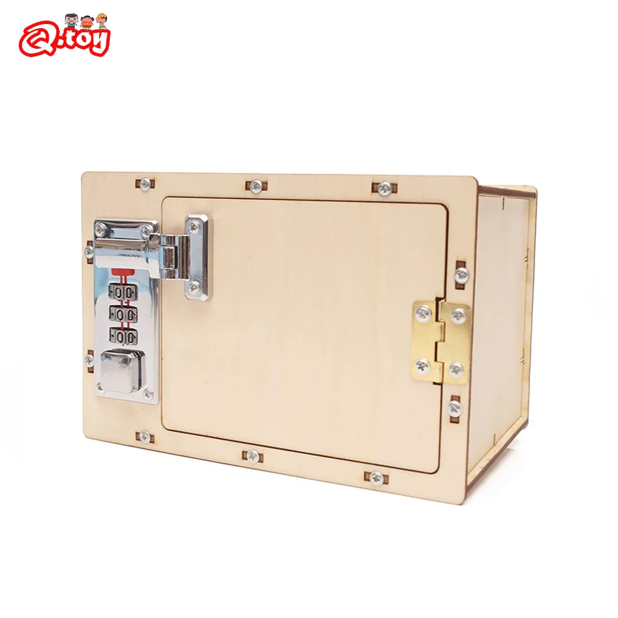 Caja de contraseña para manualidades, modelo STEM Toys, Kit de herramientas experimentales de ciencia, material de enseñanza para niños, educación de aprendizaje