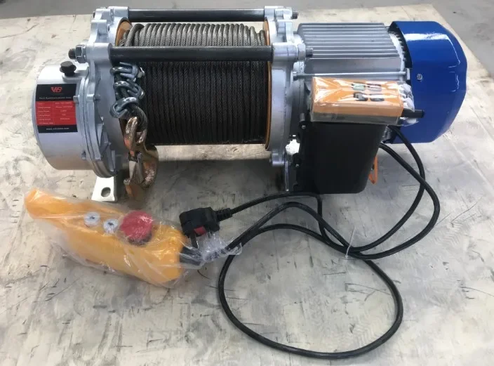 400kg/800KG/1200KG/2000KG 60M Construction machinery KCD Electric Wire Rope Winch for Crane Hoist Electric Winch HOT SALES