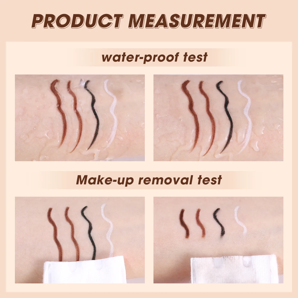 ปากกาเขียนขอบตาเจลแบบละเอียดพิเศษ ลดราคาพิเศษ เนื้อนุ่มลื่น สีธรรมชาติ กันน้ำ กันเหงื่อ ติดทนนาน