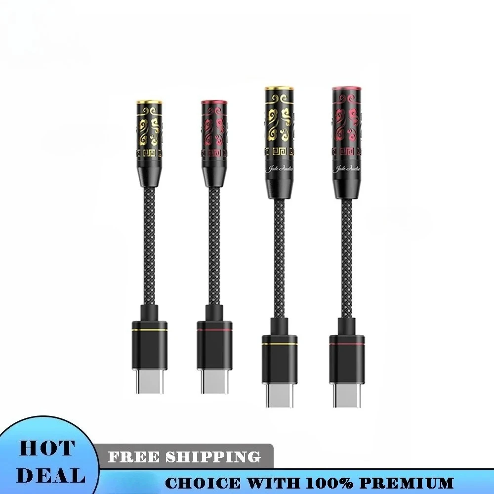 USB Type C to 3.5mm/Unbalanced 4.4mm Earphone USB C Cable Audio Aux Cable For IOS Android
