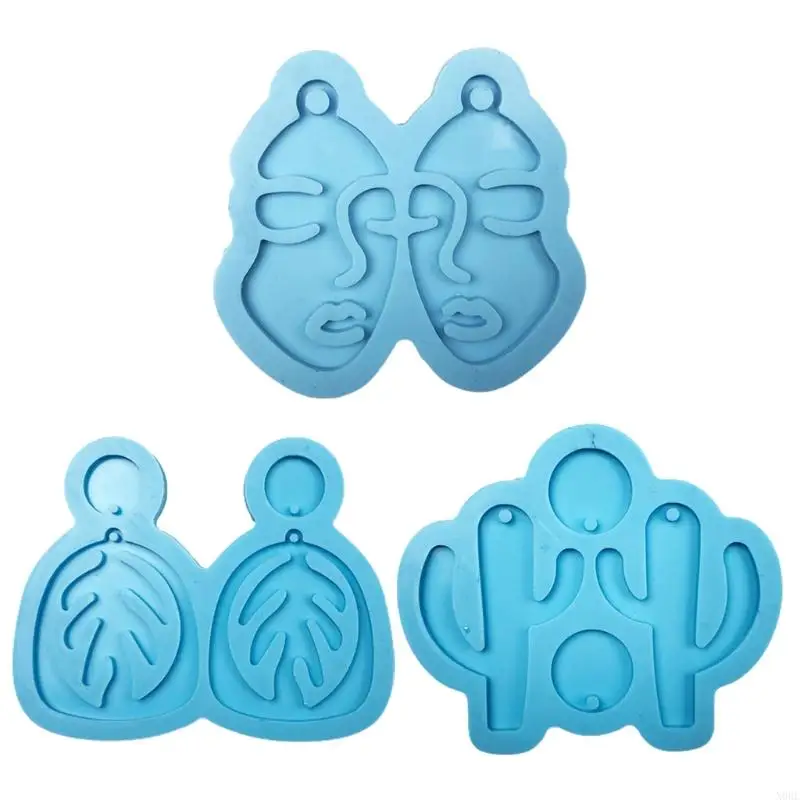 

N0HE DIY Keychain Earrings Danglers Pendants Silicone Mould Crystal Epoxy Resin Mold