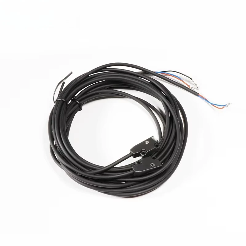 Mini Ultra-thin Photoelectric Sensor, Diffuse and Cross-beam, 12-24V DC Infrared Switch, with Two-color Indicator Light