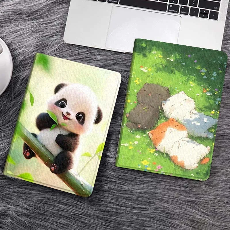 

Cute Panda Bamboo Branch Gift For Huawei MediaPad T5 T10s M6 M5Lite SE Honor Tab 5 6 7 V7 V8 X8a X9a Pro Soft Tablet Case