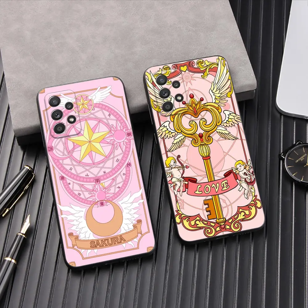 Card Captor Sakura Anime Phone Cover Galaxy A55 5G Case For Samsung A35 A34 A53 A54 A52 A51 A71 A73 A72 A42 A91 A31 A32 A33 Case