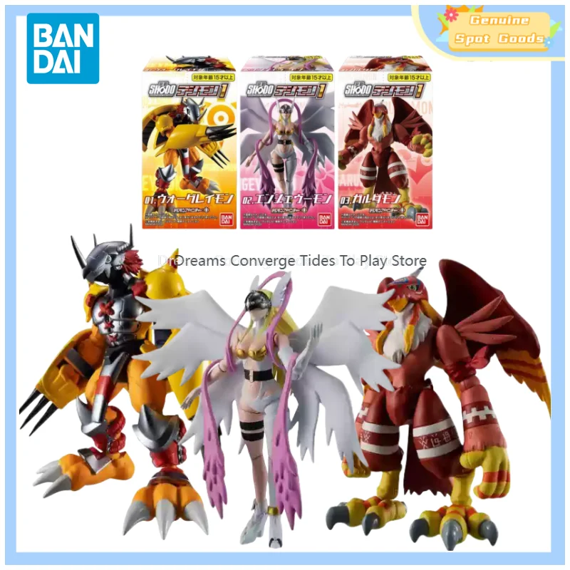 

Genuine Bandai SHODO Digimon Adventure 1 War Greymon Anime Action Figures Model Figure Collectible Gift for Toys Hobbies Kids