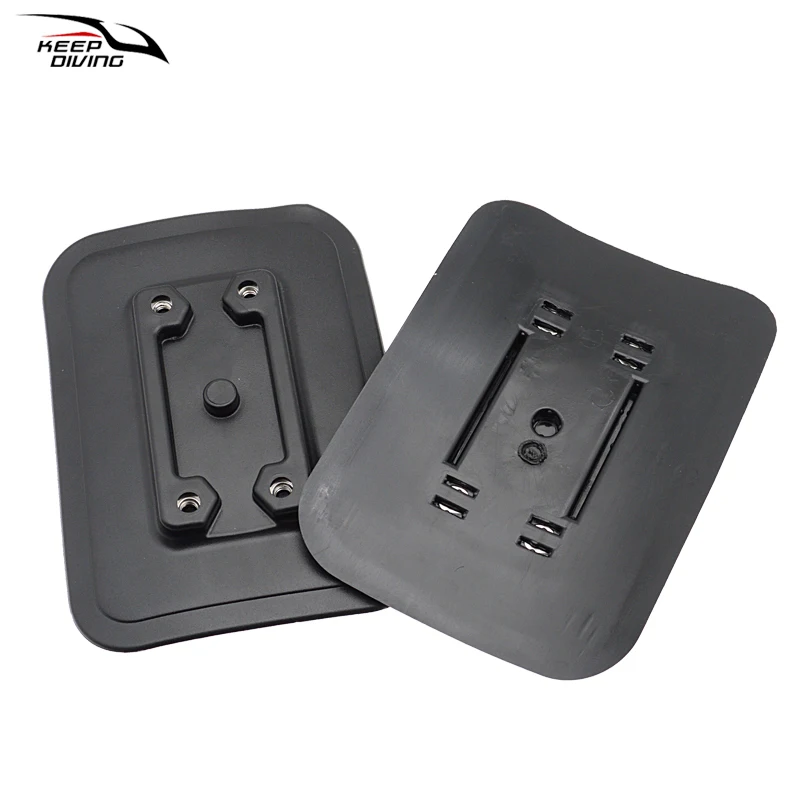 pvc kayak fishing rod holder 1 Pcs Inflatable Boat Fishing Rod Holder Fixed Base PVC Glue-On Pad Rubber  Boat Fishing kayak Accessory Fish Finder Mount Fix