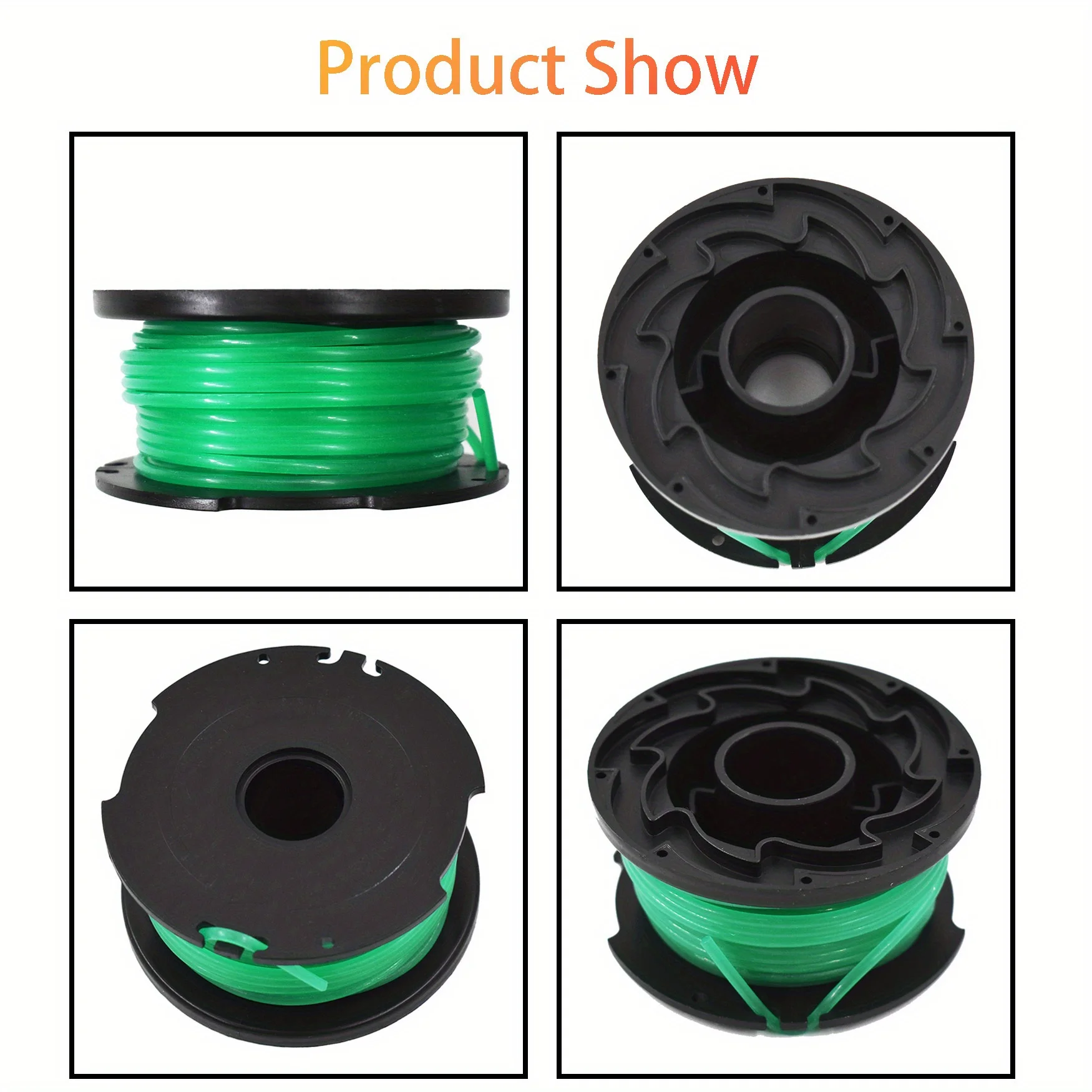 String Trimmer Spool Line 20ft 0.080 Inch Replacement for SF-080 SF-080-BKP