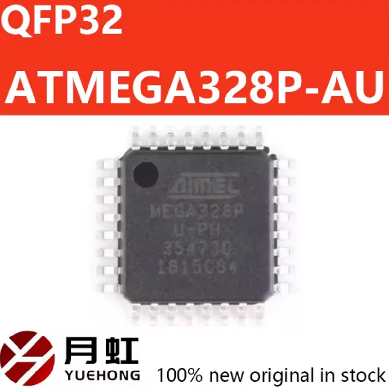 

1pcs ATMEGA328P-AU ginal genuine SMT ATMEGA328P-AU 8-bit microcontroller AVR 32K flash memory 32TQFP