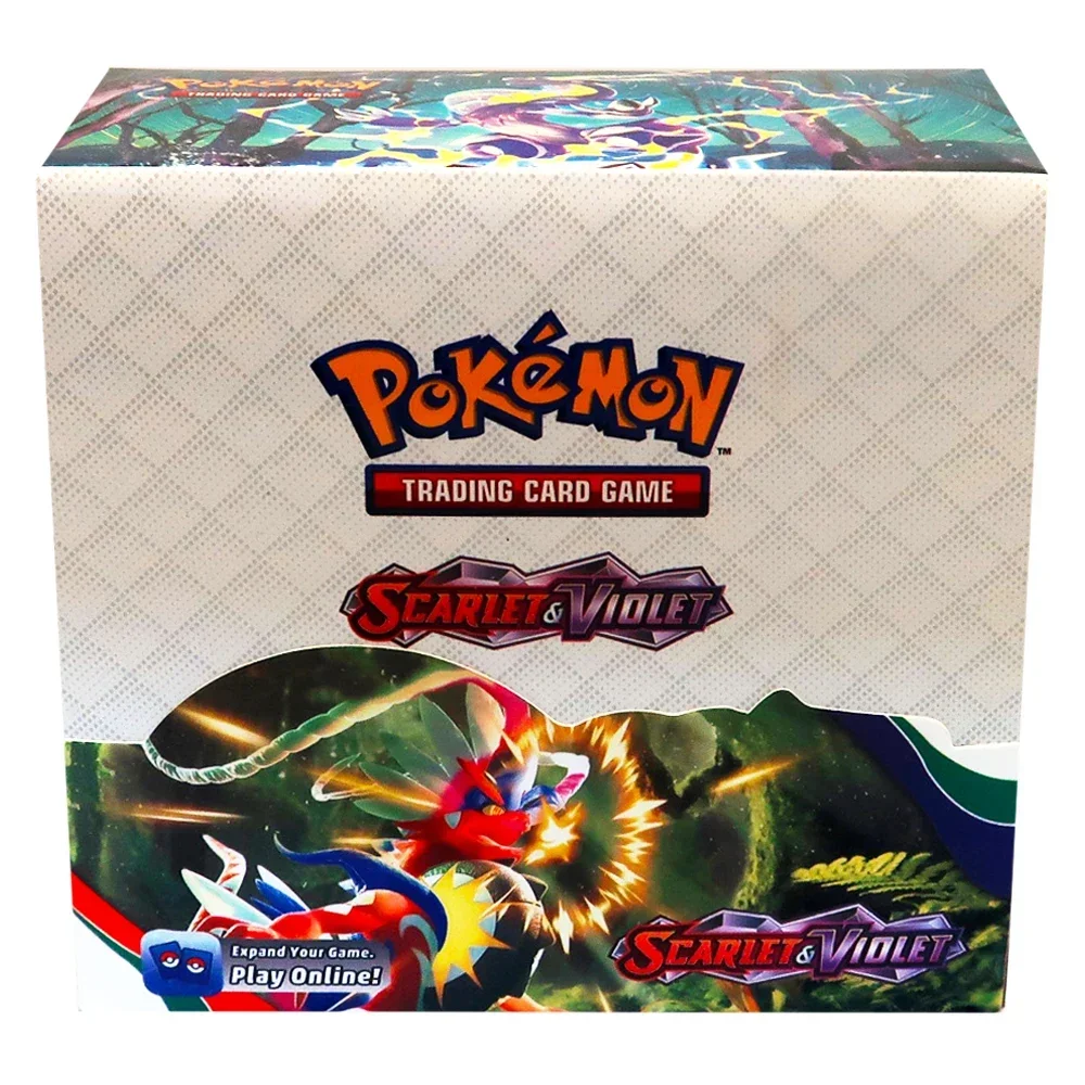 Cartas de Pokémon TCG: Caixa de Exibição de 324 Peças Scarlet Violet (36 Pacotes) Jogo de Cartas Colecionáveis de Pokémon