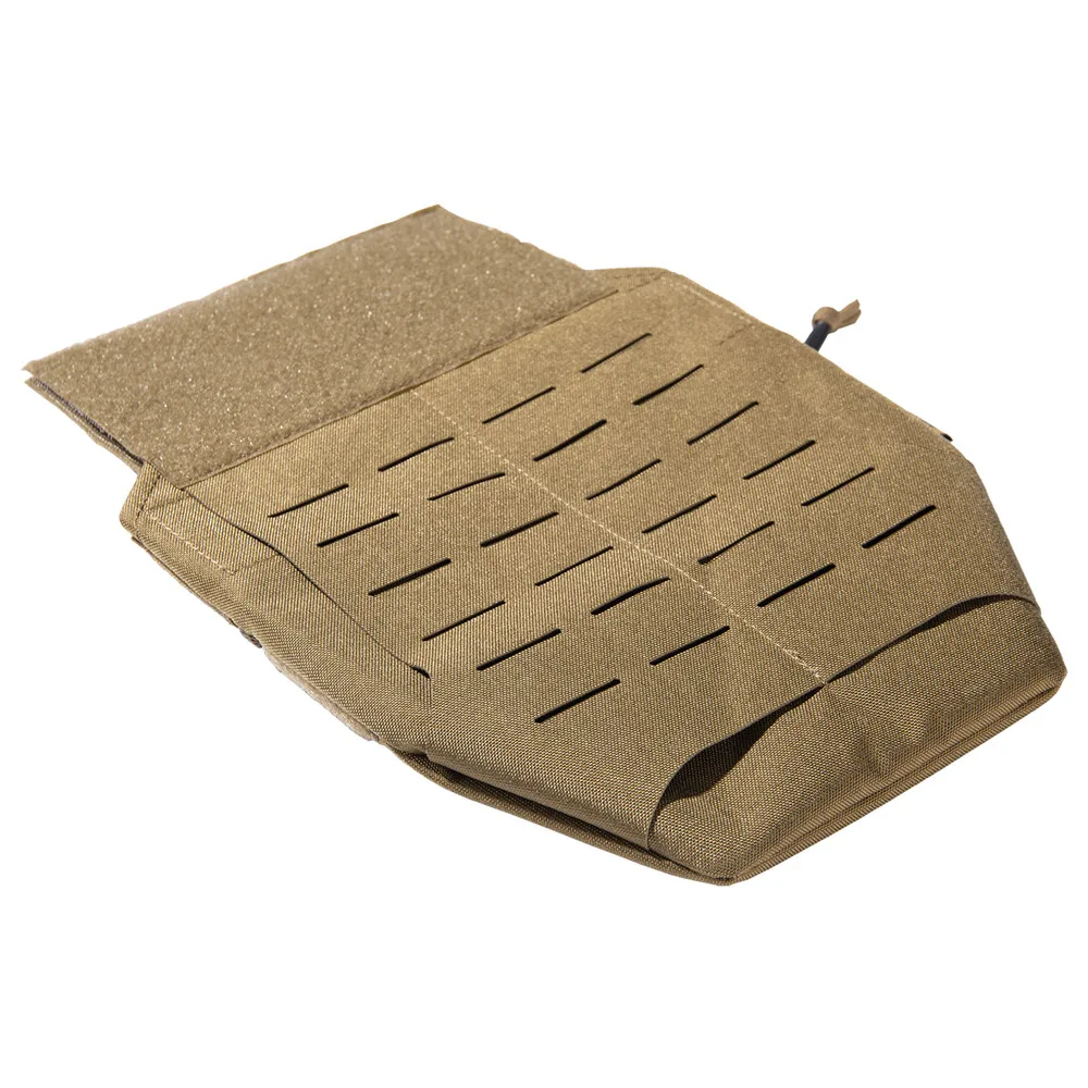 Tactical Molle Magazine Dump Pouch Protect Carrier Plate Pouch Magic Tape Vest Accessories Bag Belt Fanny Outdoor Pouch