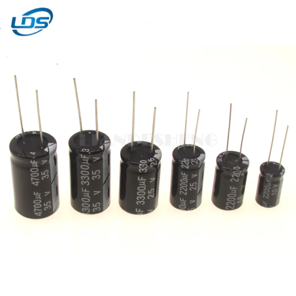 10PCS 200V Aluminum Electrolytic Capacitor 2.2UF 3.3UF 4.7UF 6.8UF 10UF 22UF 33UF 47UF 68UF 100UF 150UF 220UF 330UF 560UF 680UF