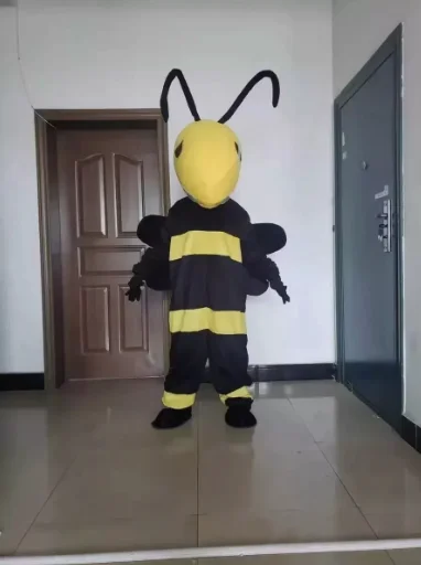 

2025 New Adult Hot Sale Foam Cute Bee Hornet Cartoon Mascot Costume Plush Christmas Fancy Dress Halloween Mascot Costume