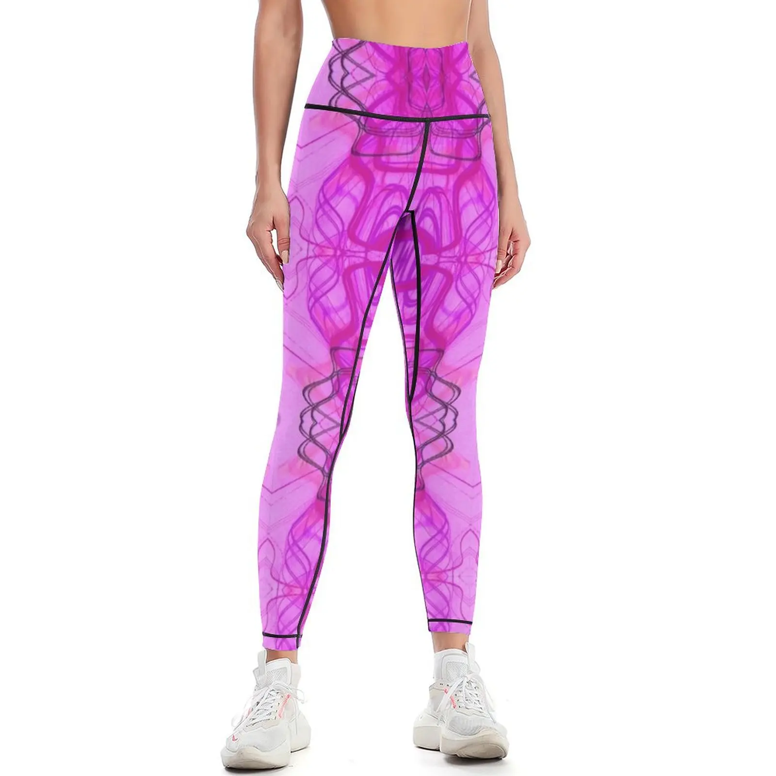 Pink Explosion Leggings Training pants sports woman gym Womens Leggings