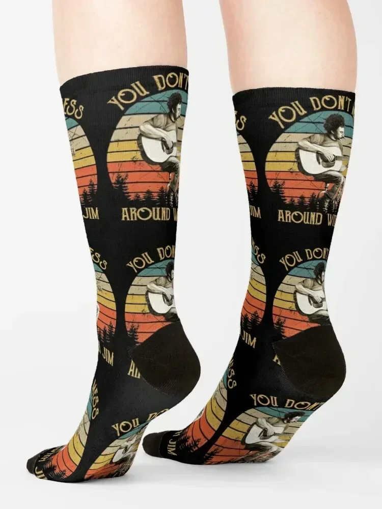خمر جيم كروس أنت لا تعبث حول مع جوارب جيم تسلق ضغط مضحك هدية الكاحل الجوارب رجل إمرأة #4