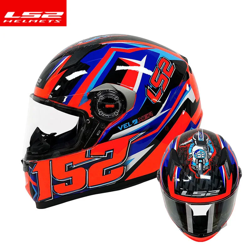 

LS2 FF358 Motorcycle Helmet Capacete LS2 Full Face Motocross Racing Helmets Men Women ECE Certification Helmet Casco Moto Casque