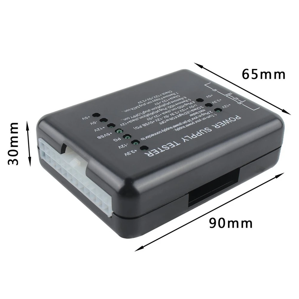 Computer Power Supply Tester ATX Power Supply Diagnostic Computer Chassis Power Supply Tester ATX-Connector