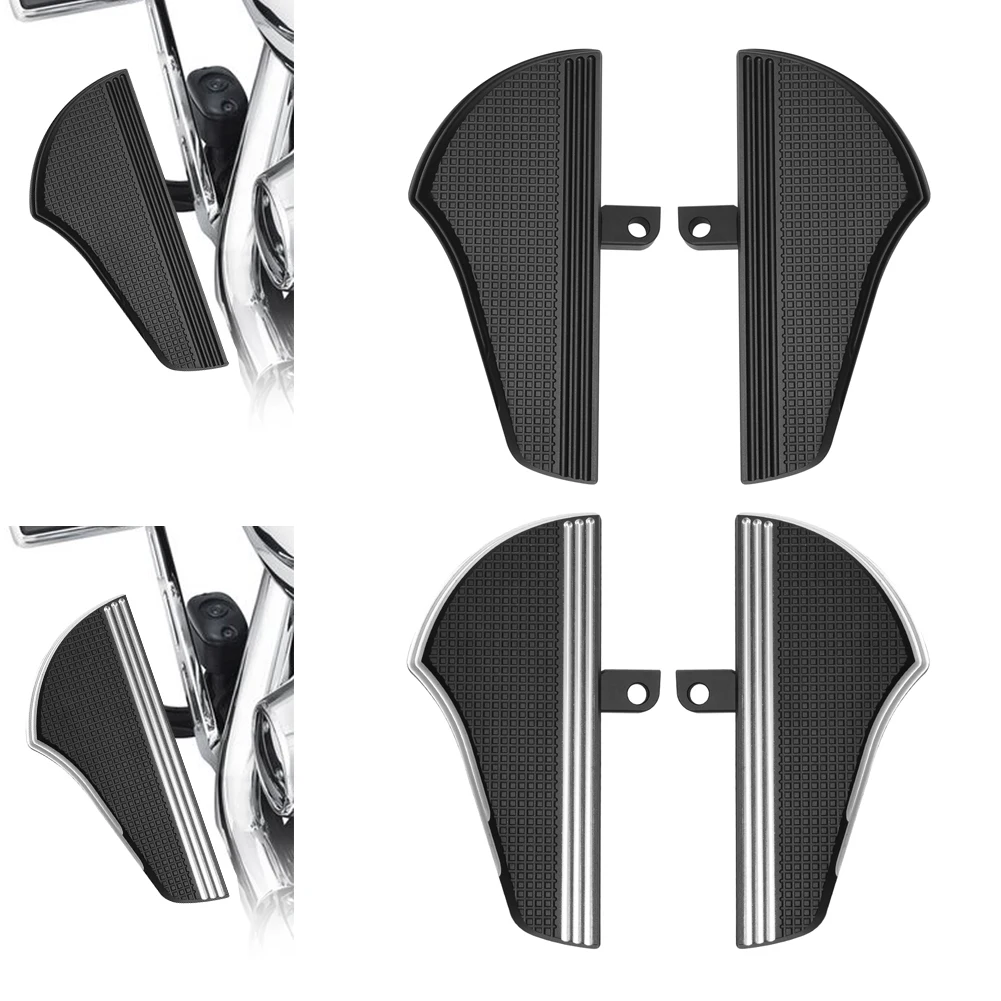 

Черные задние подножки для пассажира, подставки для ног, напольные платформы для Harley Touring Electra Road Glide King