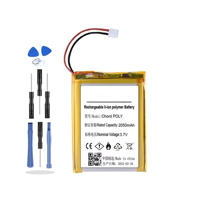 

2050mAh 3.7v English chord Battery For Chord POLY bluetooth headset