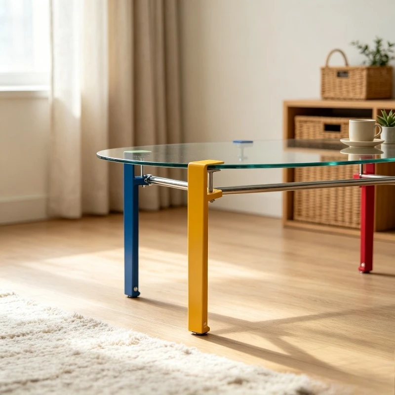 Heavy Duty F Clamp Table Legs, Metal DIY Furniture Feet Support Stand for Narrow Coffee Desk, Creative Replacement Brackets.