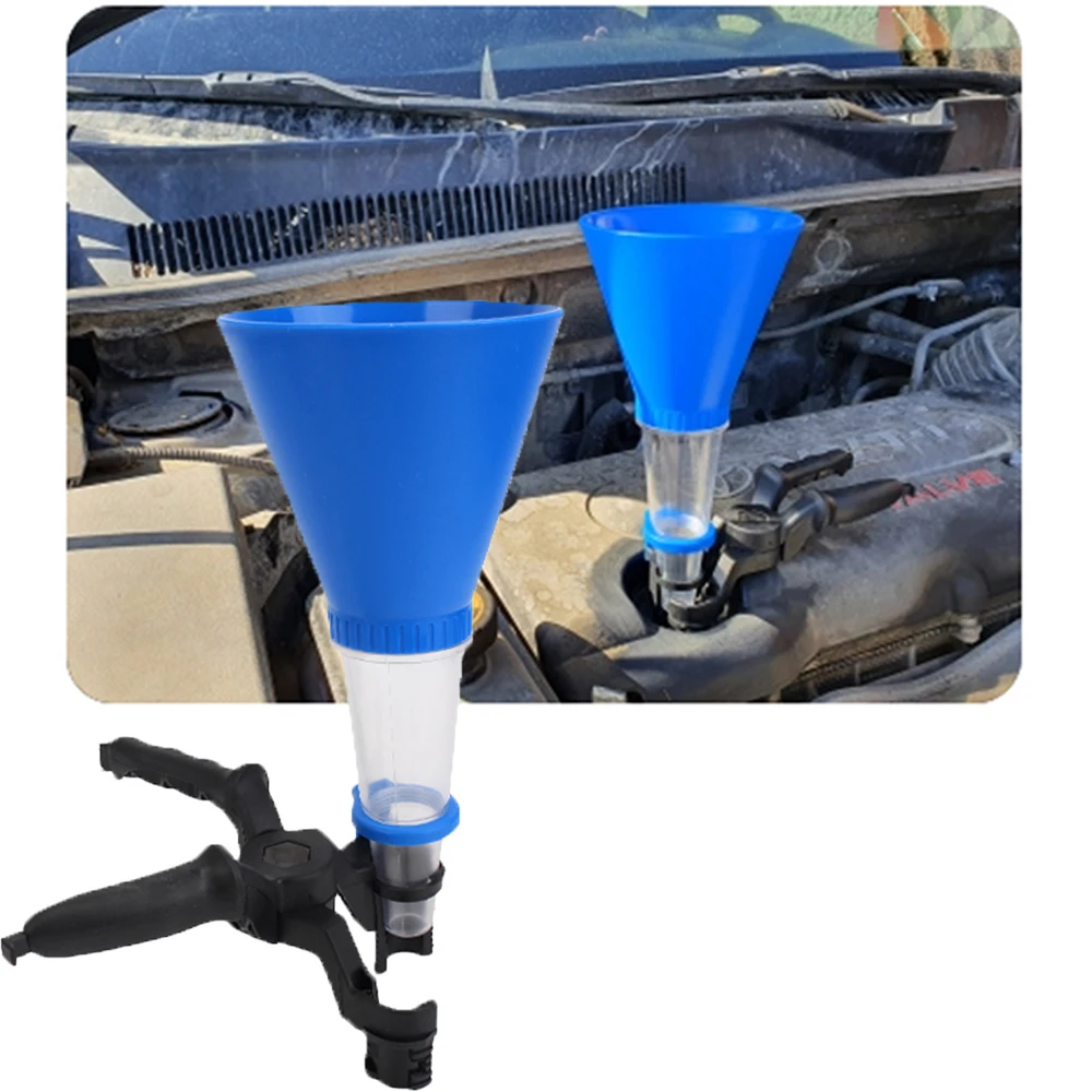 

Filling Equipment Kit Adjustable Gasoline Special Funnel Car Engine Oil Funnel Fuel Add Funnel Tools Non-leakage Design