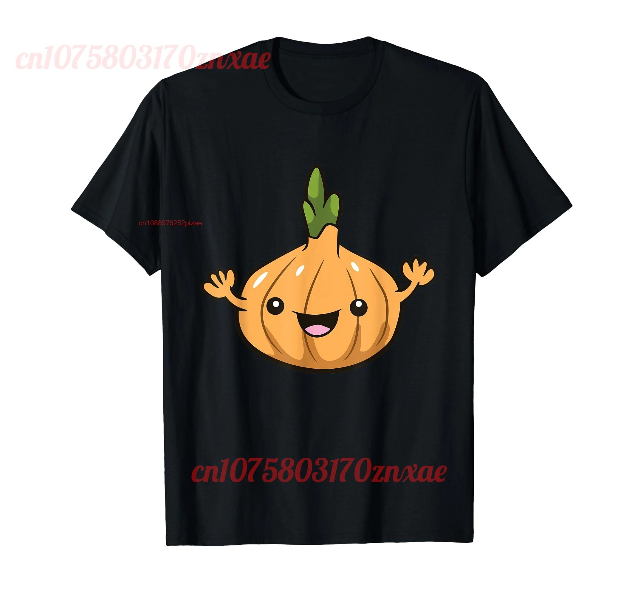 100% Cotton Onion Cute Kawaii Onion Vegetable Love Onions T-Shirt MEN WOMEN UNISEX T Shirts Size S-6XL