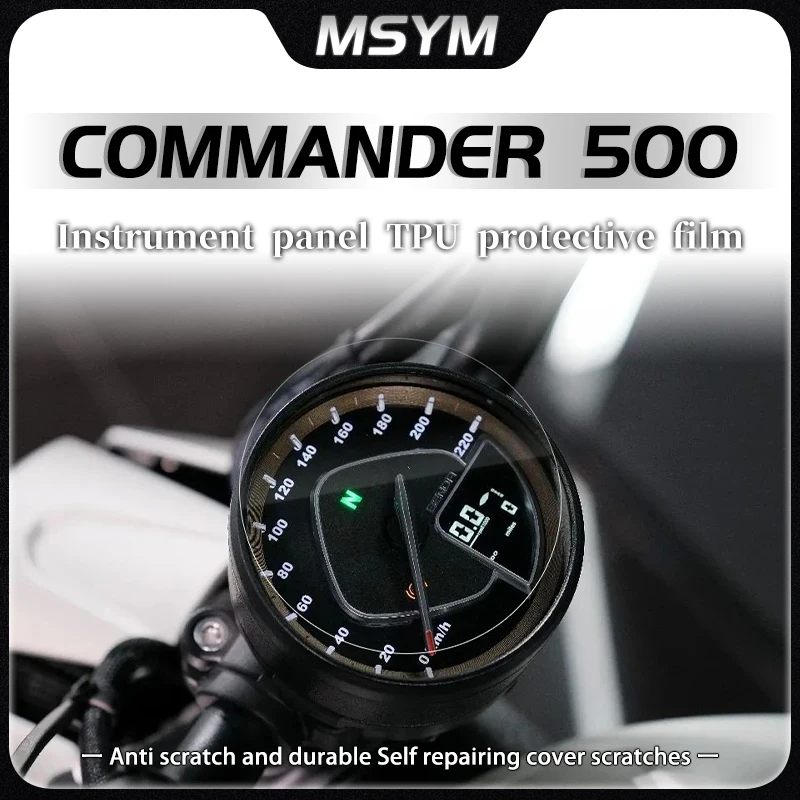 

For Benda Commander500 COMMANDER 500 Motorcycle Scratch Cluster Screen Dashboard Protection Instrument Film Accessories