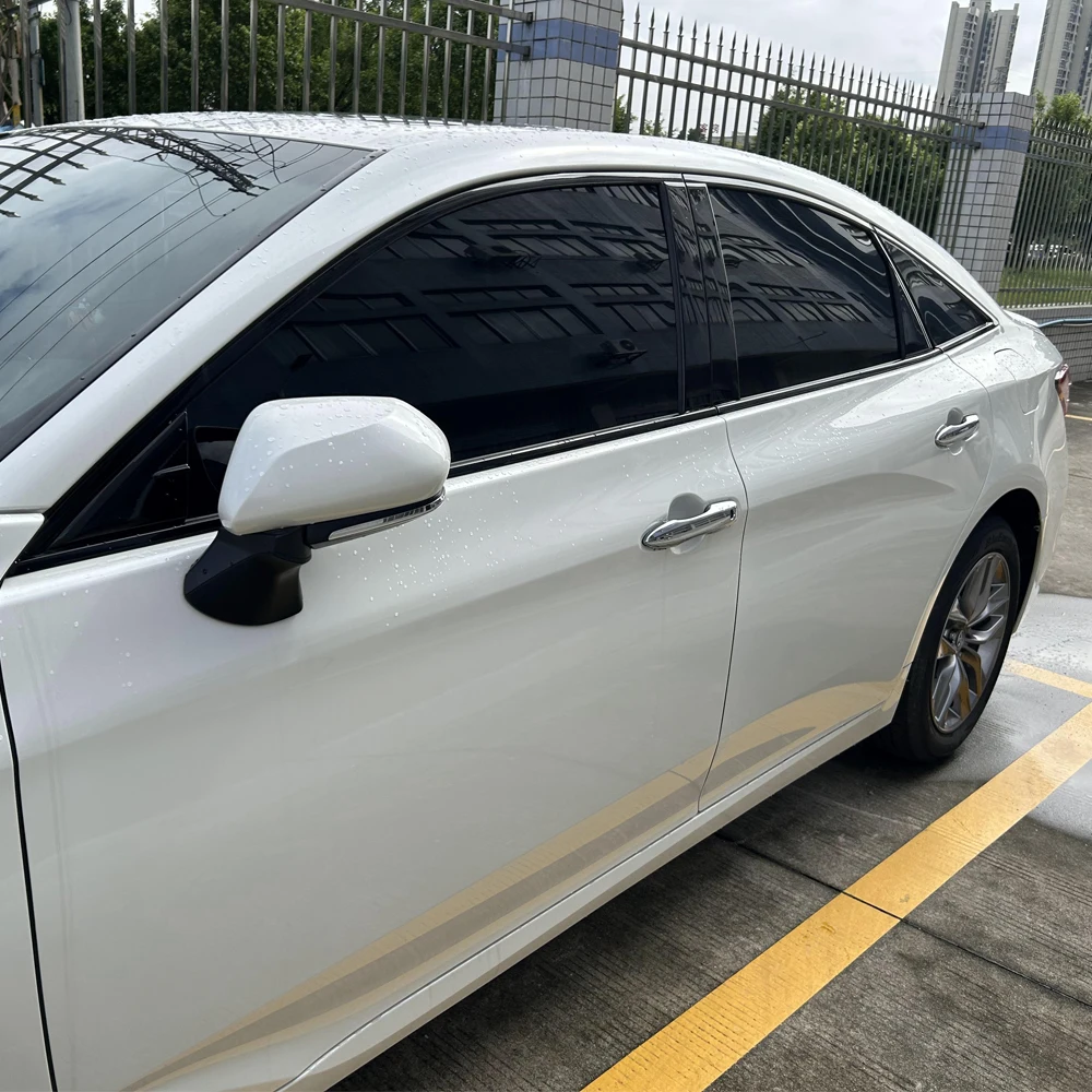 For Toyota Avalon 2019-2023 Sedan Window Chrome Delete Blackout ABC Pillars Glossy Black Stickers