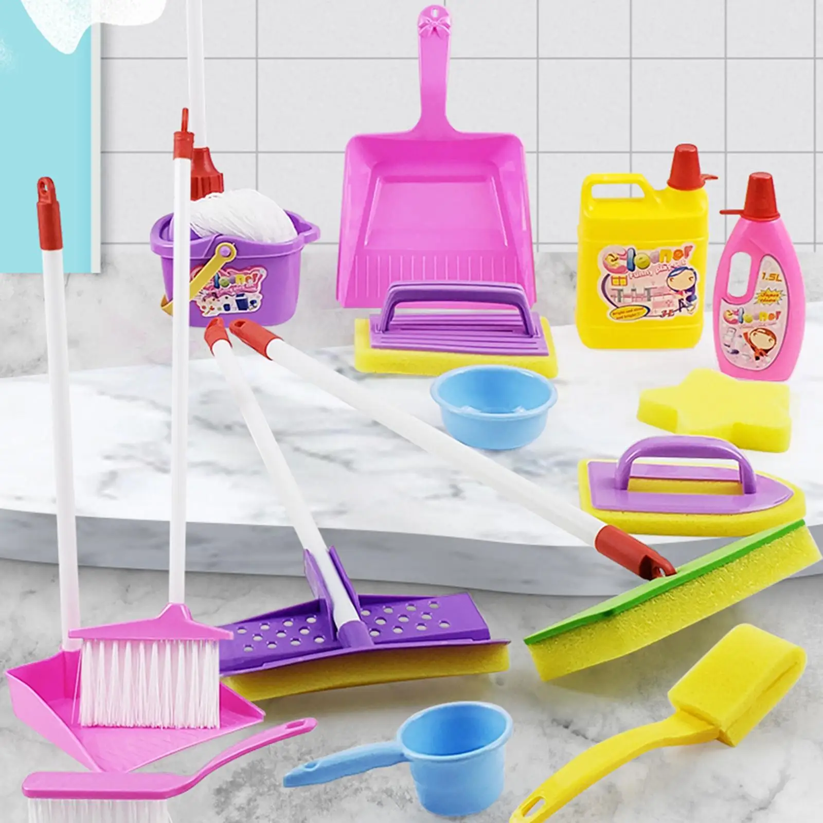 

Kids Cleaning Toy Household Cleaning Tools Mop for Holiday Gifts