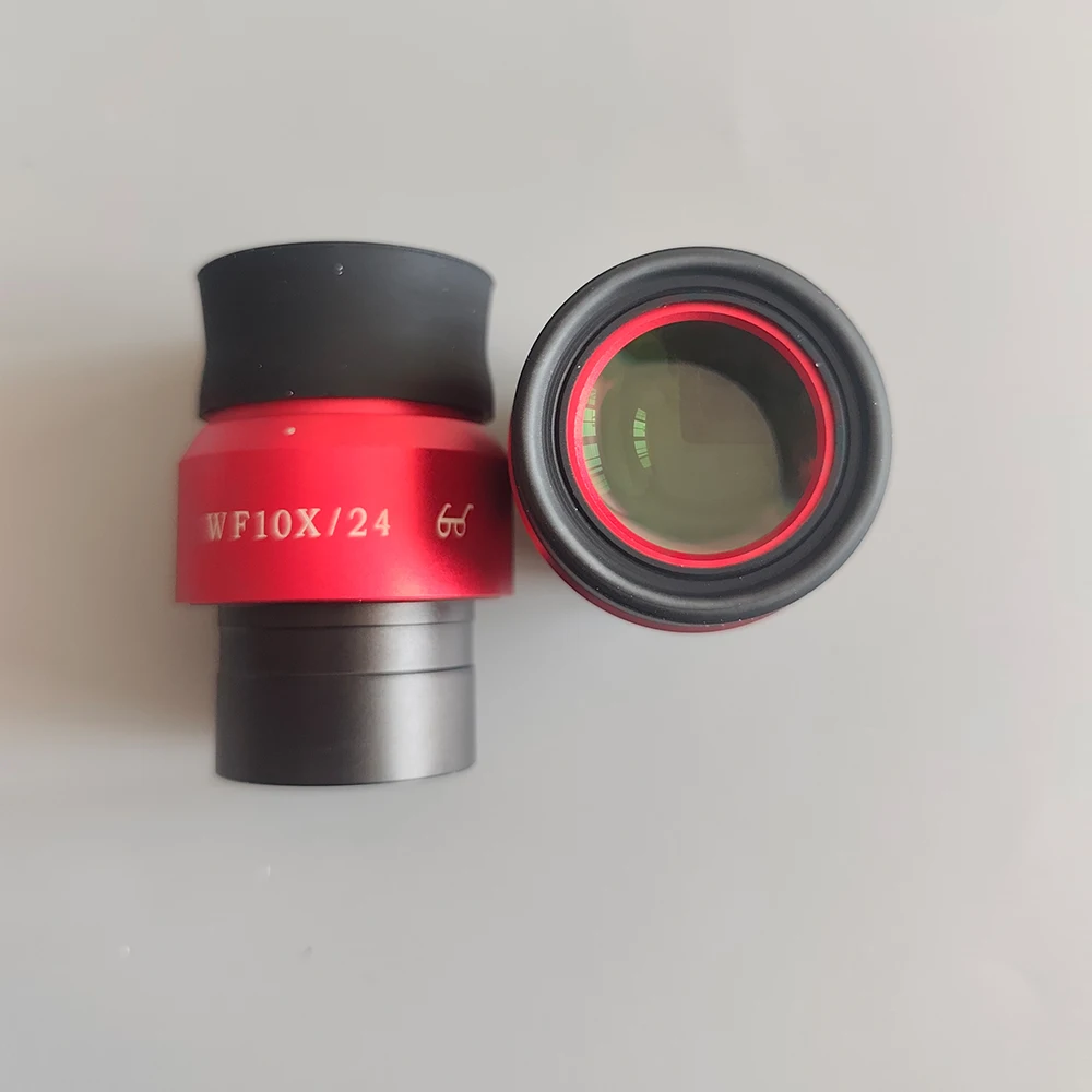1 шт., 2 шт., WF10X/24 мм, широкий полевой окуляр для микроскопа, диаметр 30 мм, регулируемый для стерео бинокулярного тринокулярного микроскопа