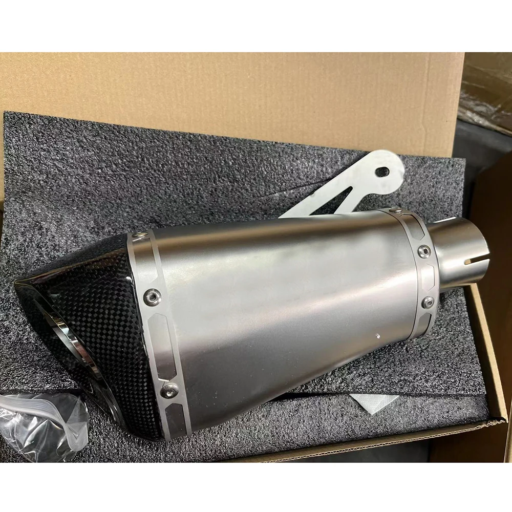 Universeller 51/60/65mm Motorrad-Auspuff-Schalldämpfer für BMW S1000RR S1000RR, Hochwertig, 2010-2014