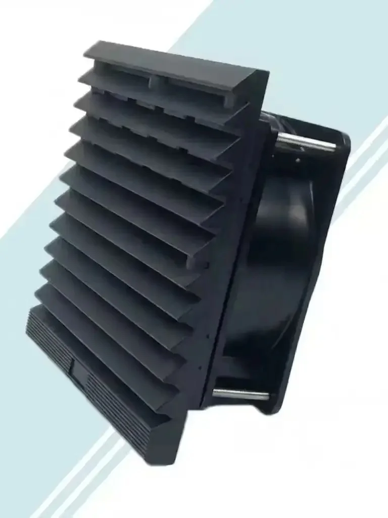 Przemysłowy wentylator osiowy, wentylator wyciągowy, filtr powietrza, wentylacja, cyrkulacja pyłu, system chłodzenia, wentylator AC z filtrem, dwunapięciowy 110 i 220V. — zdjęcie produktu 6
