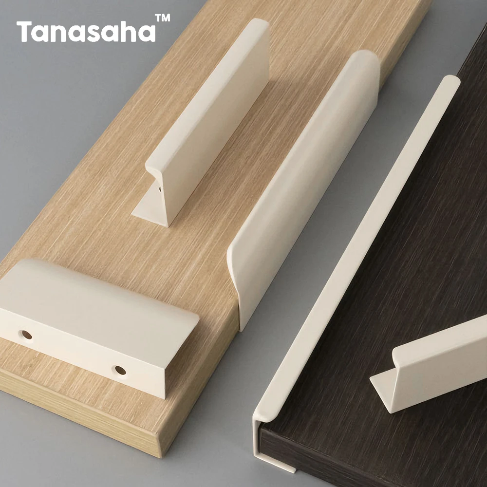 

Cabinet Handle Aluminum Curved Hidden Handle Kitchen Cabinet Wardrobe Handle Chest of Drawers Furniture Furniture Fittings